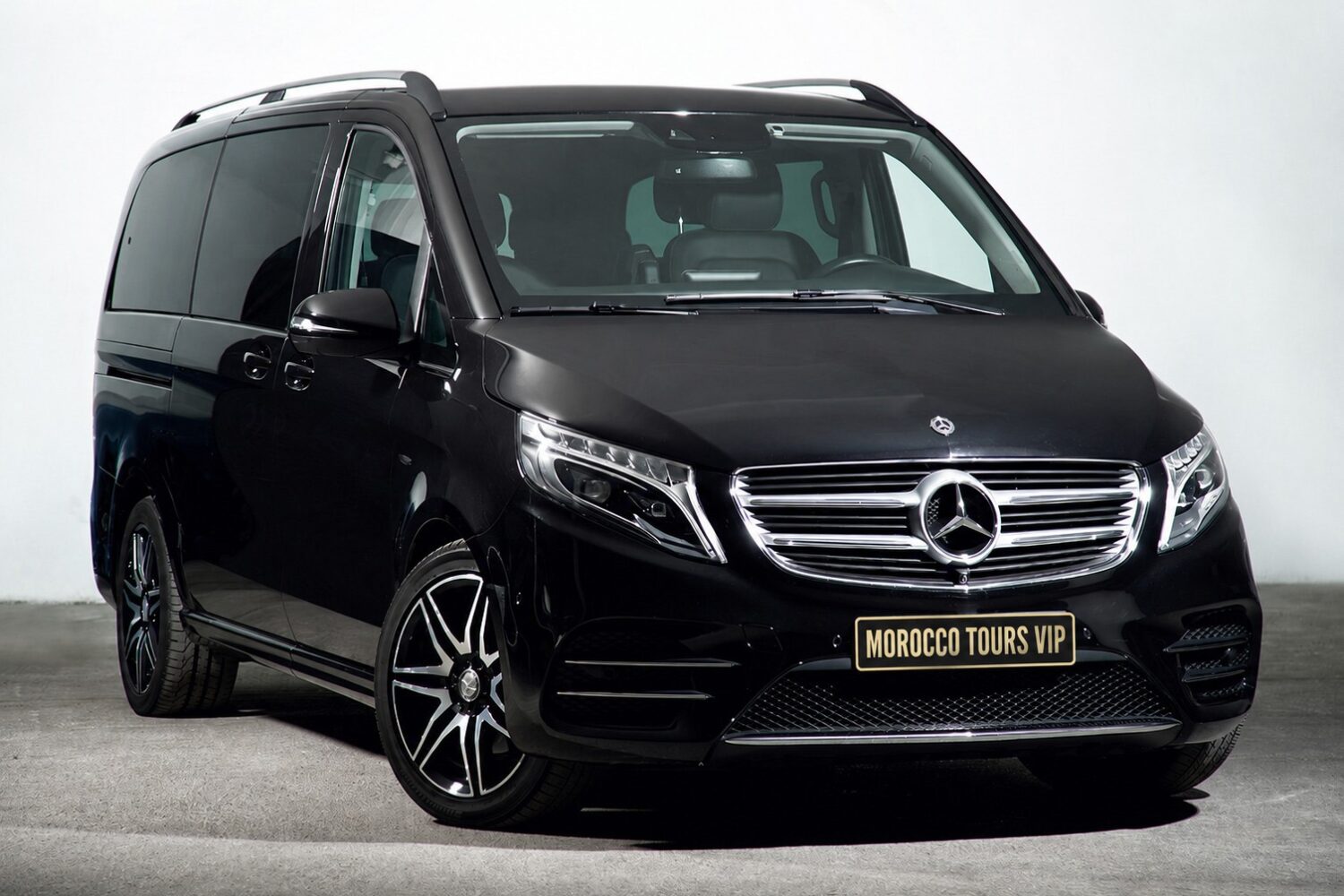Morocco Tours VIP Luxury Van Luxury Mercedes van for private intercity transfers in Morocco
