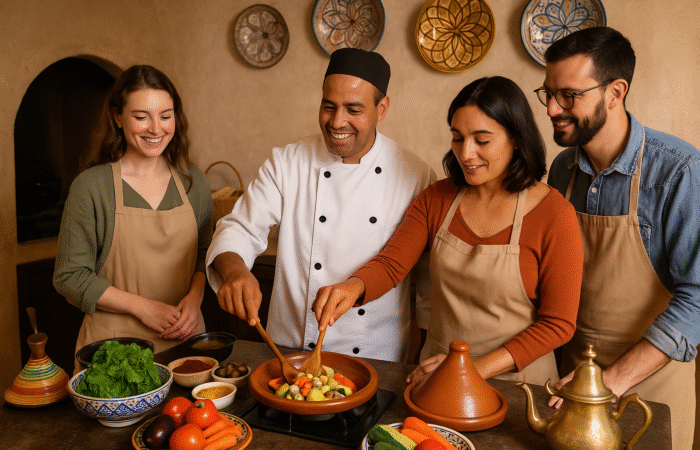 Moroccan cooking class in Marrakech with local chef